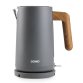 DOMO Waterkoker 'Wood You' - 1,7 L - mat grijs