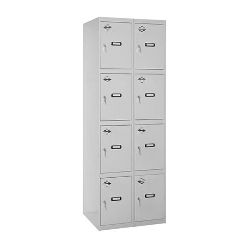 Taquilla desmontada Simon Llocker desm. 4 puertas 2/8 300 (600) gris