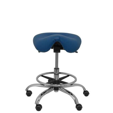 Taburete Alatoz similpiel - Azul