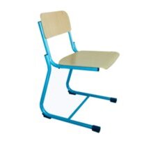 Chaise luge Fabiano hêtre - Taille T5 pour primaire (P3/P4) - Hêtre  - Bleu