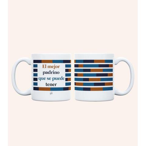 Taza "El mejor padrino que se puede tener" 350ml, cerámica