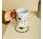 Kit Llavero + Taza + Posavasos "In my glow era"