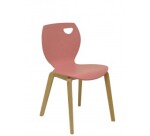 Pack 2 sillas Buendia rosa/haya