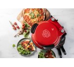 DOMO DO9284PZ Four à pizza « My Express Pizza » rouge - pierre en céramique