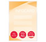 Paquete de 100 fundas de plastificación térmica GBC A6, 2 x 75 micras, brillante