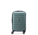 Maleta Delsey Shadow 5.0 Trolley cabina 55 cm 4 Ruedas dobles Verde