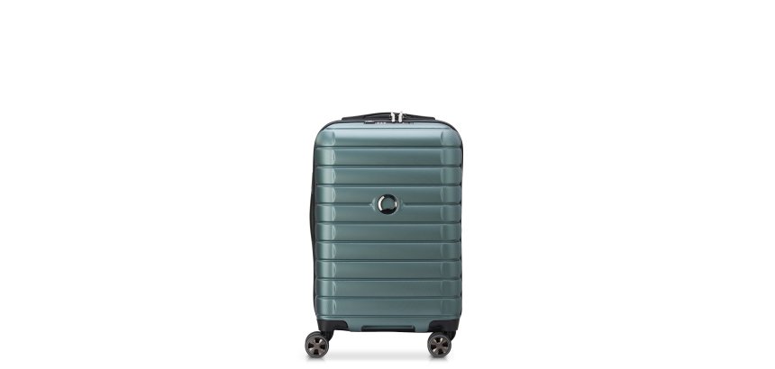 Maleta Delsey Shadow 5.0 Trolley cabina 55 cm 4 Ruedas dobles Verde