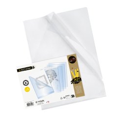 Chemise coin ART'CORNER A2 polypropylène - CREATIV'GALLERY  VIQUEL  transparente incolore - Paquet de 5