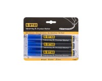 InkstringXL Pack 3 Rotuladores para Pizarra Blanca de Tinta Gel con Punta de 3mm – azul