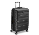 Delsey Air Armour - Valise extensible  4 doubles roues 77 cm noir