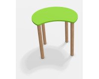 Tafel Fabiano Kids met houten onderstel - Maat T2 – Kleuterklas