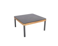 KALLYSTA Outdoor Coffee Table - in teak and HPL top