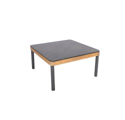 Tuintafel KALLYSTA - van teakhout en met HPL-blad