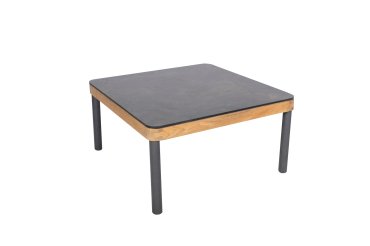 Table basse d'extérieur KALLYSTA - en teck et plateau HPL