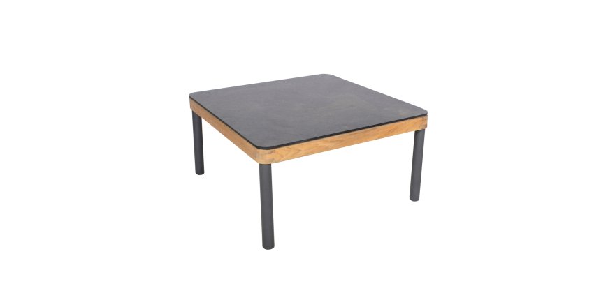 Table basse d'extérieur KALLYSTA - en teck et plateau HPL