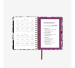 Agenda Anual 2026 "Noir" Semana Vista