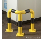 Barrières de protection En angle 64 x 64 x HT 35 cm Tube Ø 76 x 2 mm d'épaisseur
