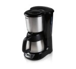 DOMO Cafetière avec minuterie, écran et verseuse isolante - 1 L