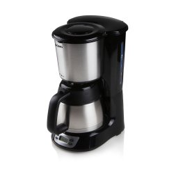 DOMO Koffiezet met timer, display en isoleerkan - 1 L