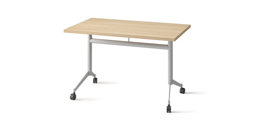 Inklapbare tafel POLLY, L.120 x D.70 cm, eiken blad