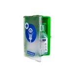 Coffret oculaire mural de 2 flacons de 500 ml de solution oculaire stérile