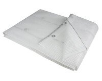 Bâche armée transparente 4 x 5 m – 160 g/m² avec œillets