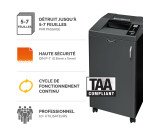 Destructeur de bureau sécurité avancée FELLOWES 3250HS