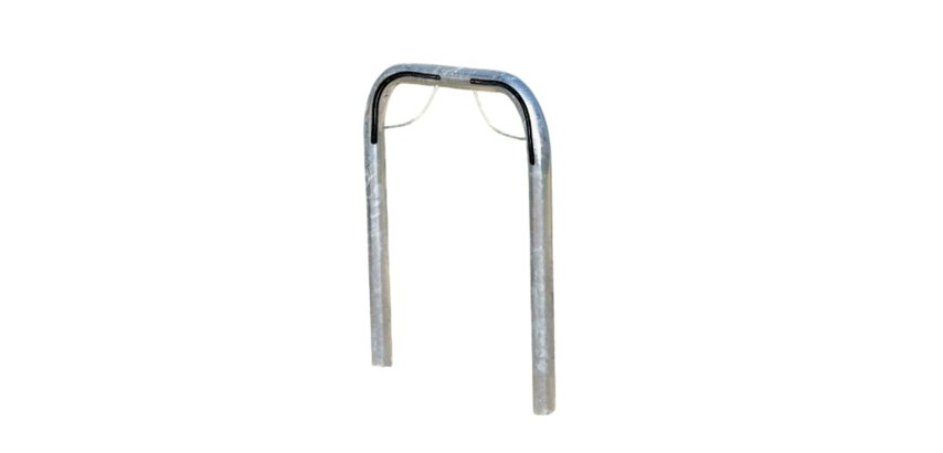 Arceau simple range vélo à sceller pour 2 vélos
