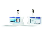 Porte-badge reXycle® pour 2 carte de sécurité avec clip - Boîte de 25