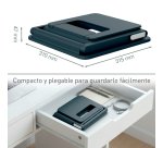 Soporte para portátil Leitz Ergo 2 en 1 de sobremesa para trabajar sentado o de pie