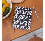 Agenda Escolar "Noir" Semana vista 2025-26