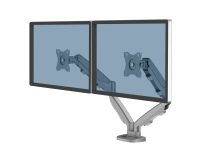 Brazo para monitor doble Eppa™ Plateado Fellowes