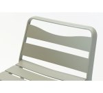 Tabouret haut d'extérieur DIVE - structure aluminium