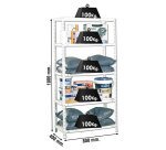 Estantería Simón Classic comfort mini 5/400 blanco