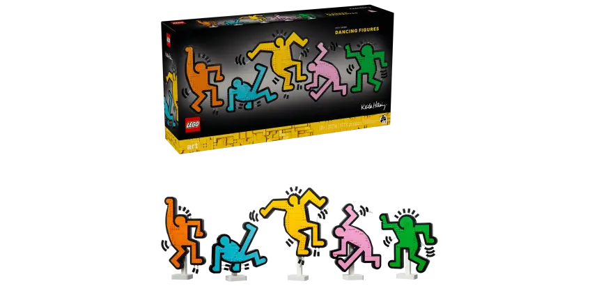 LEGO Keith Haring - Dansende figuren - bouwpakket