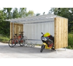 Abri extérieur à vélos-motos