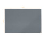 Tablero de anuncios de fieltro Nobo Essence 1500 x 1000 mm