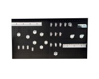 Lot de 28 crochets  pour panneau perforé	