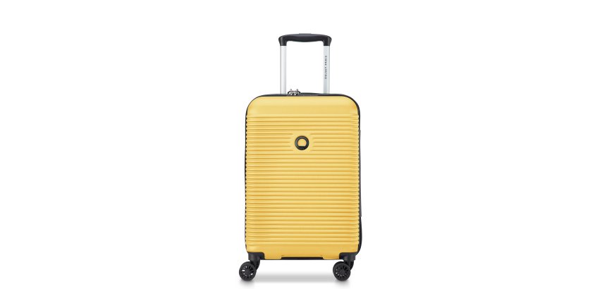 Delsey Freestyle - Valise extensible 55 cm jaune