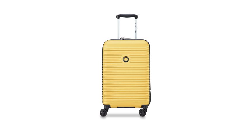 Delsey Freestyle - Valise extensible 55 cm jaune