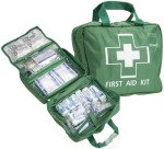 Kit de survie avec sac à dos 25 L noir - trousse de secours 70 pièces