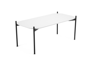 Table basse Meet 50 x 75 cm pied noir