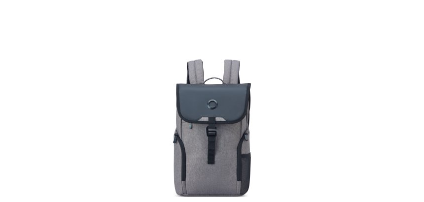 Delsey Elements - Sac à dos flab zip noir