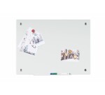 Pizarra vidrio magnetica blanco puro 600X450