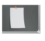Tablero de anuncios de fieltro Nobo Impression Pro de 1200x900 mm