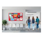 Tablero de anuncios de fieltro de formato panorámico Nobo Impression Pro de 1220x690 mm