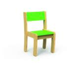 Chaise Fabiano Kids empilable en bois - Taille T2 - Ecole maternelle