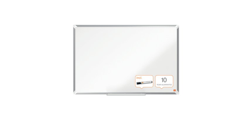 Pizarra NOBO Premium Plus melamina 900x600mm, blanco
