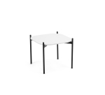 Table basse Meet 50 x 50 cm pied noir