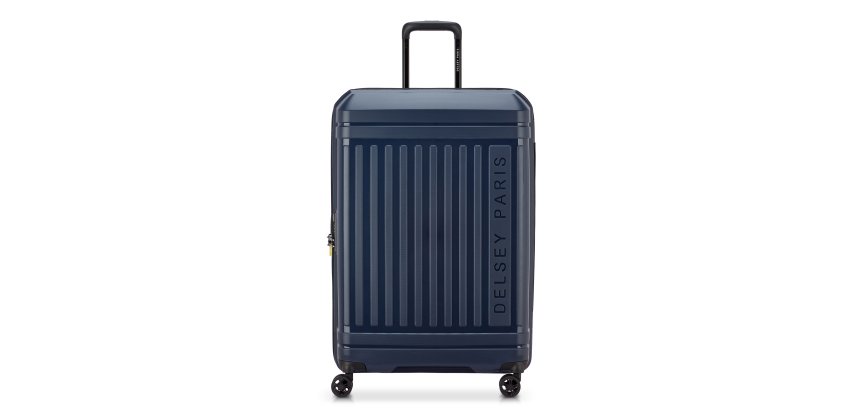 Delsey Valise Extensible Lutèce SE - 4 doubles roues 76 cm marine